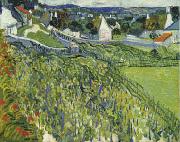 Vineyards at Auvers, Vincent Van Gogh